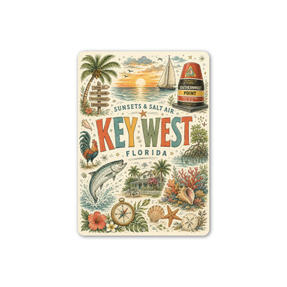 Sunsets and Salt Air Key West Sign
