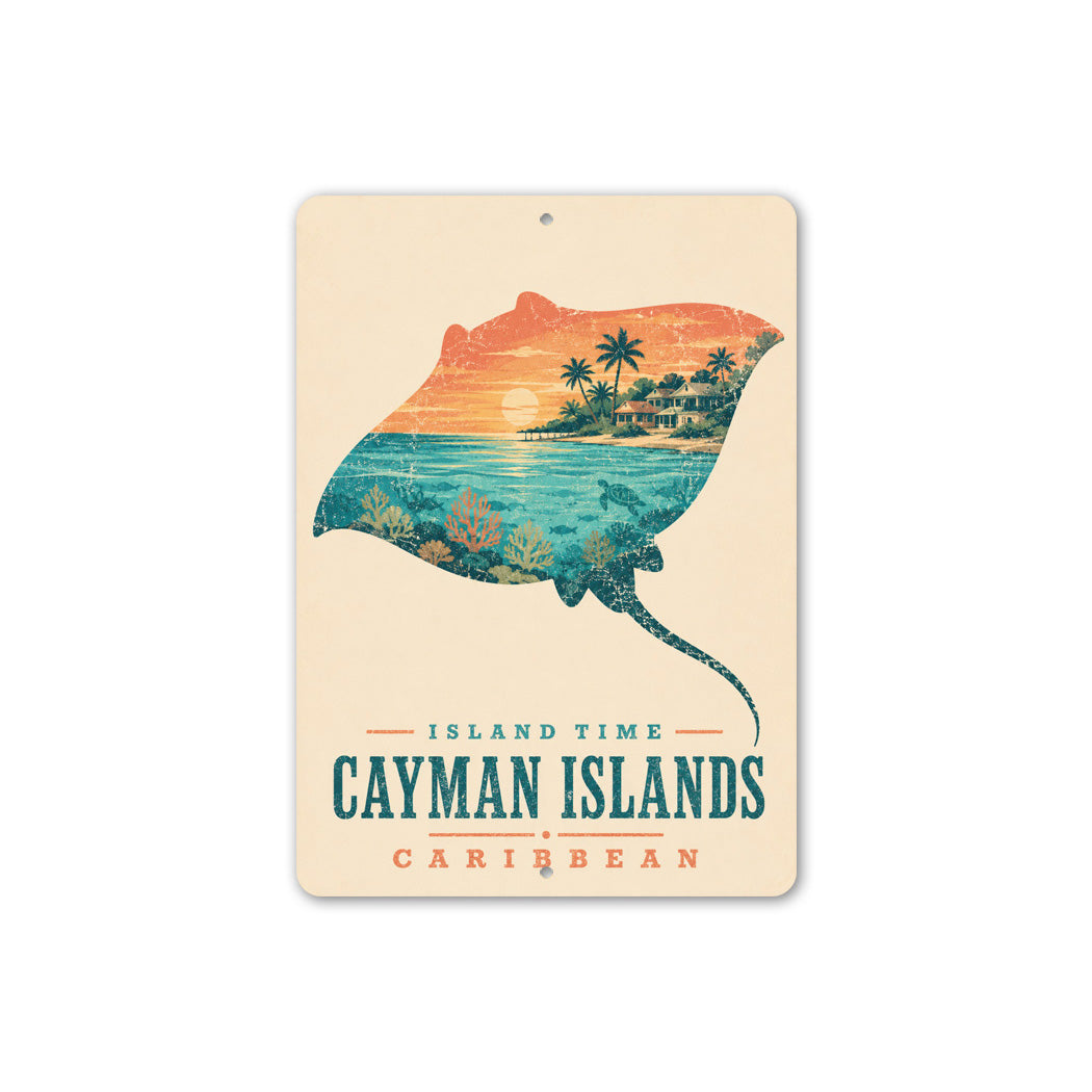 Cayman Islands Stingray Sign