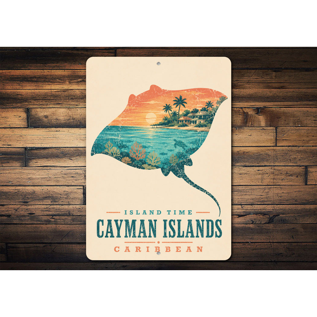 Cayman Islands Stingray Sign