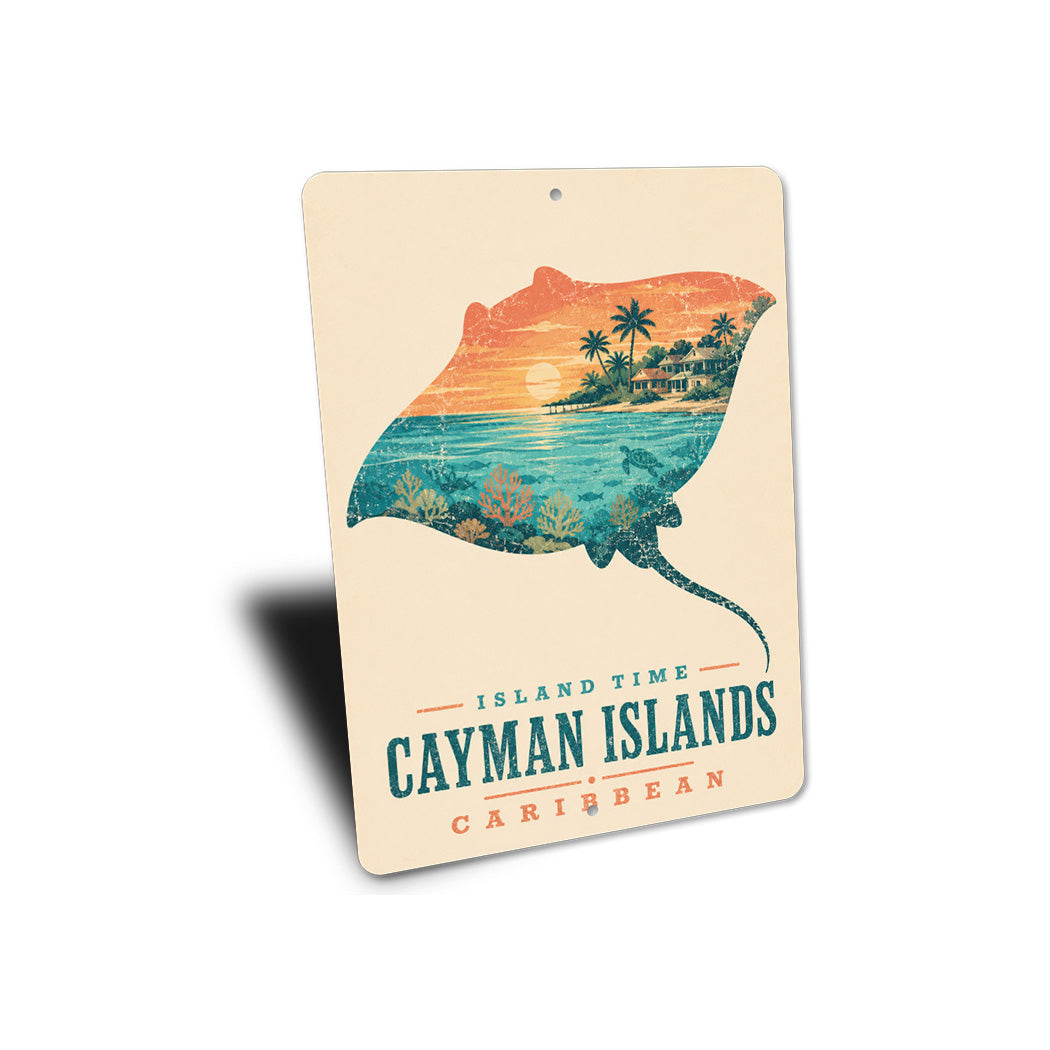 Cayman Islands Stingray Sign