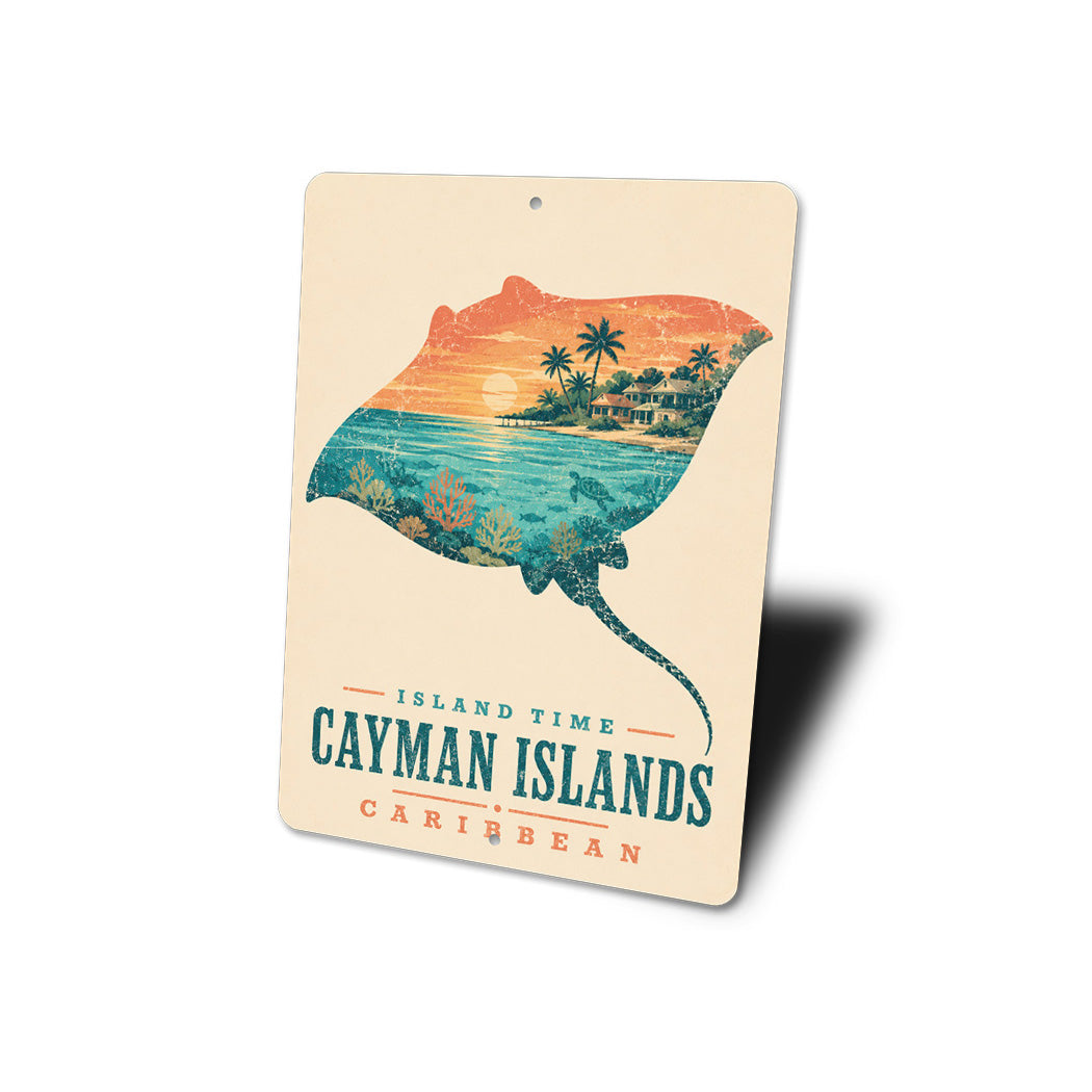 Cayman Islands Stingray Sign