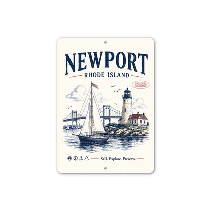 Rhode Island Sail Explore Sign