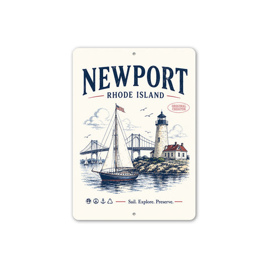 Rhode Island Sail Explore Sign