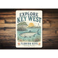 Explore Florida Keys Saltwater Paradise Sign
