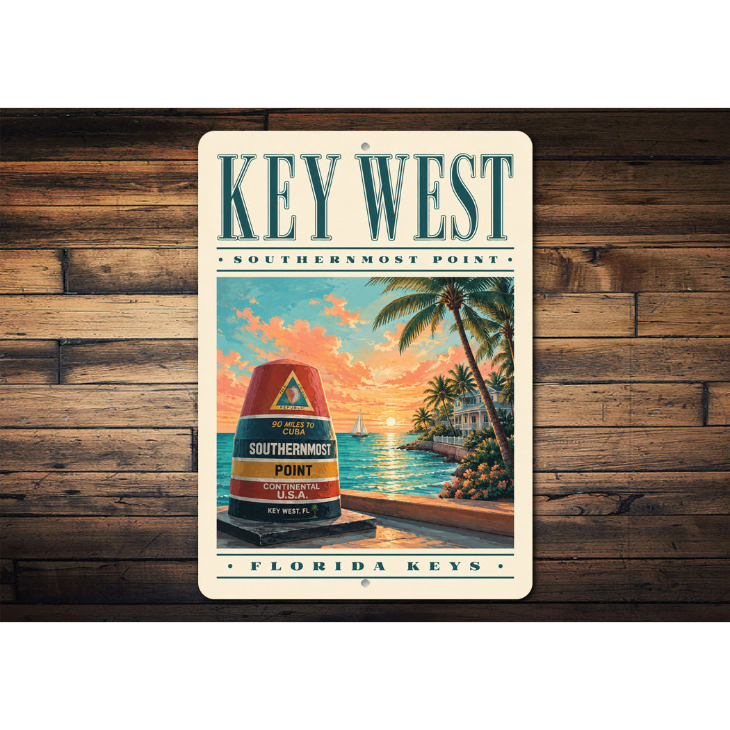 Southernmost Point Buoy Key West Sign