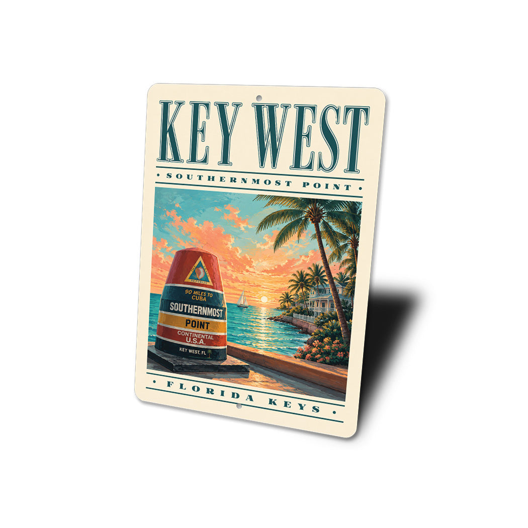 Southernmost Point Buoy Key West Sign