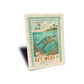 Key West Turtle Stamp Sign