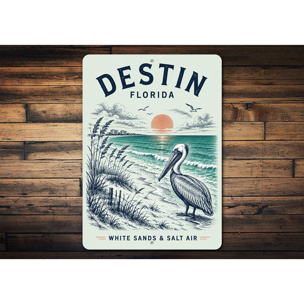 White Sands Salty Air Destin Sign