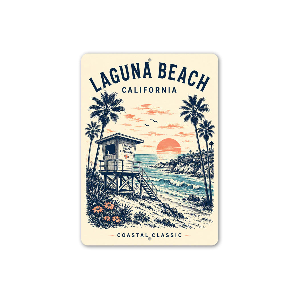 Laguna Beach Lifeguard Hut Sign
