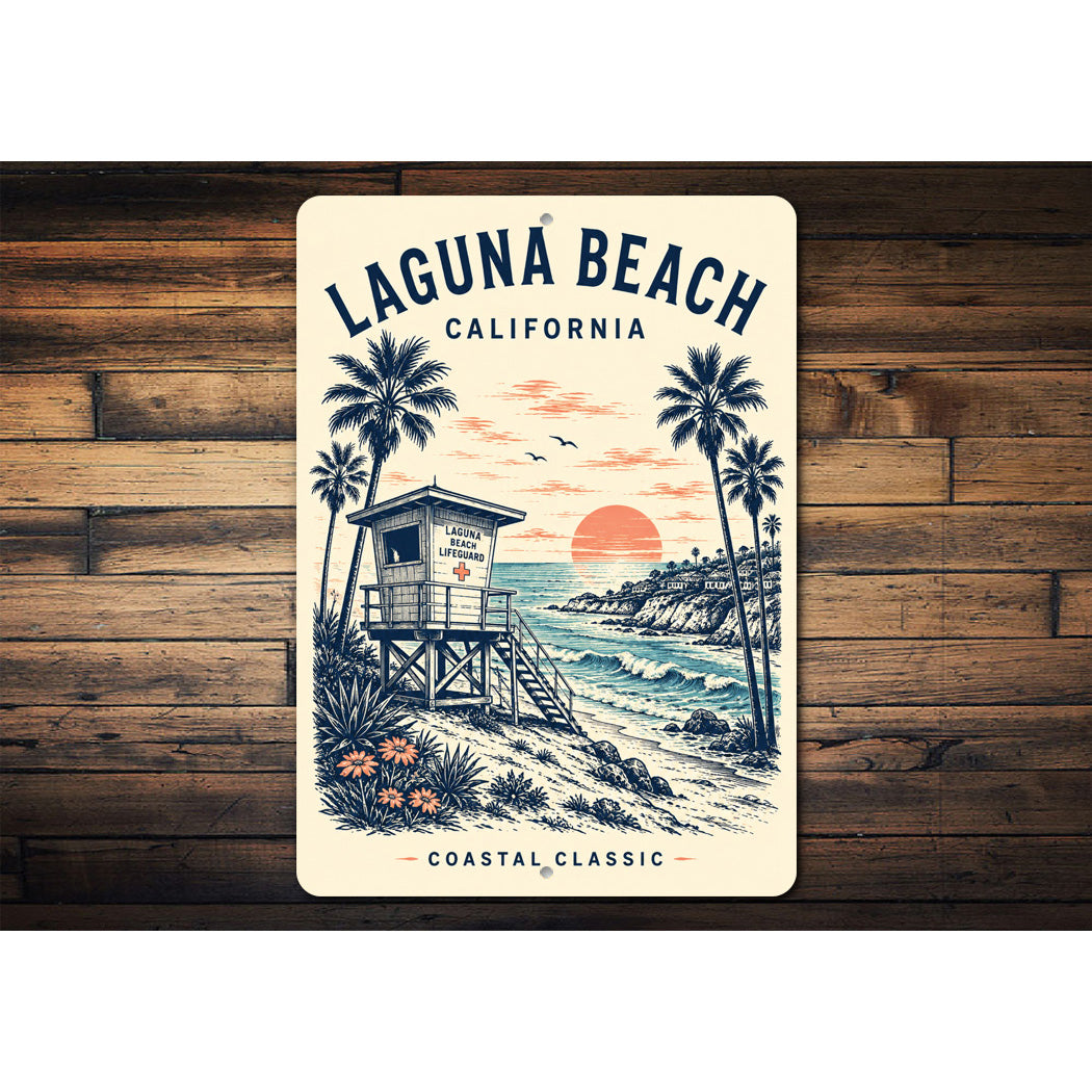 Laguna Beach Lifeguard Hut Sign