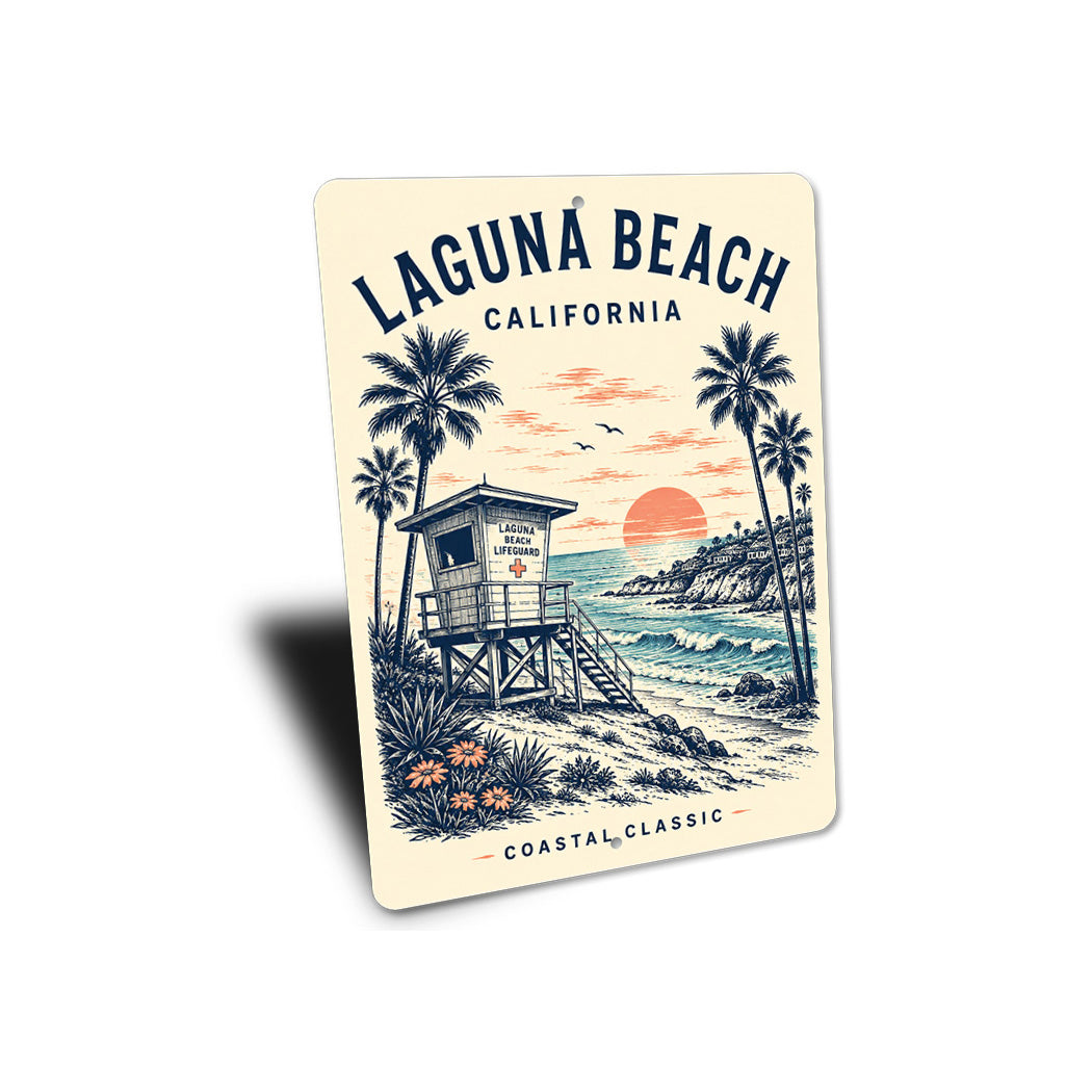 Laguna Beach Lifeguard Hut Sign
