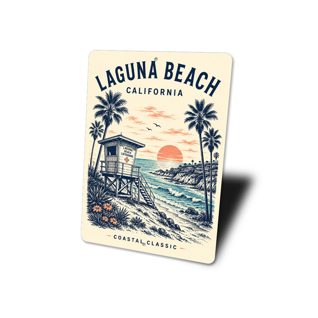 Laguna Beach Lifeguard Hut Sign