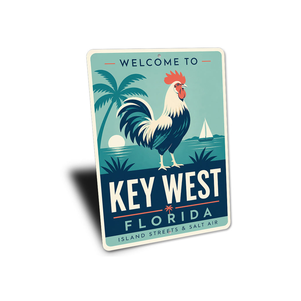 Salt Air Sailboat Key West Sign