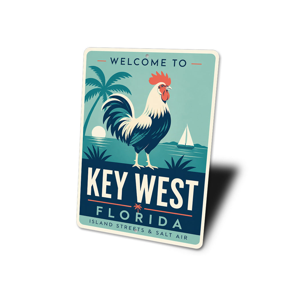 Salt Air Sailboat Key West Sign