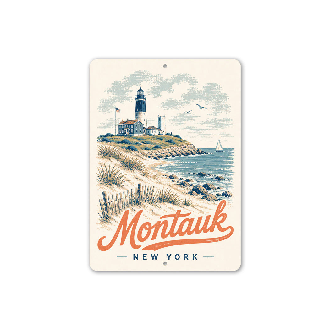 Montauk Sea Side Sign