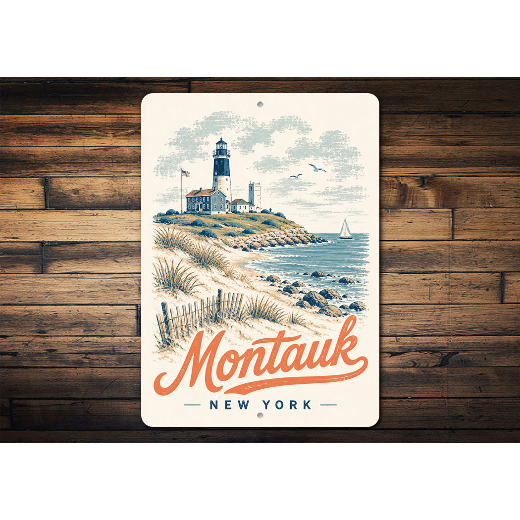 Montauk Sea Side Sign