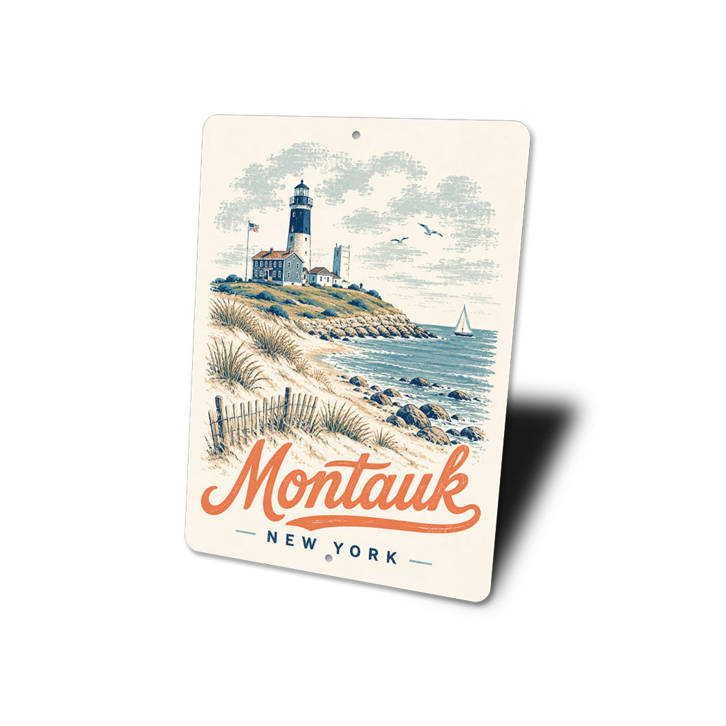 Montauk Sea Side Sign