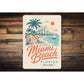 Miami Beach Sun and Surf Sign