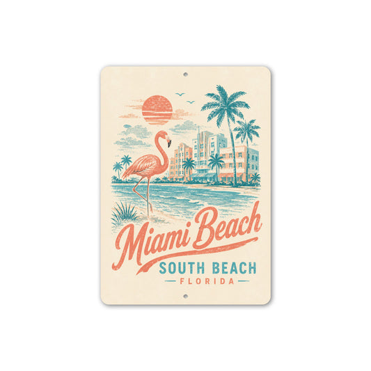 Miami Beach Flamingo Sign