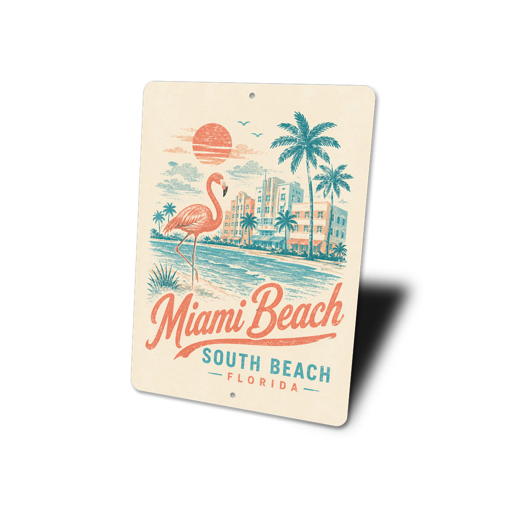 Miami Beach Flamingo Sign