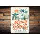 Miami Beach Lifeguard Hut Sign