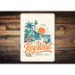 Key West Rooster Conch Sign