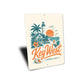 Key West Rooster Conch Sign