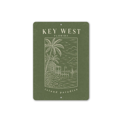 Key West Island Paradise Sign