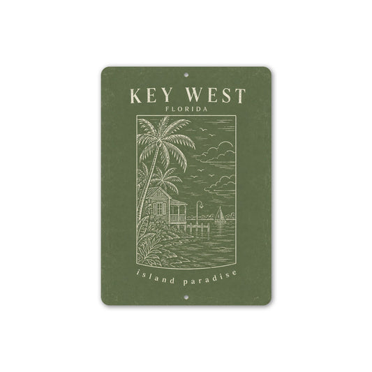 Key West Island Paradise Sign