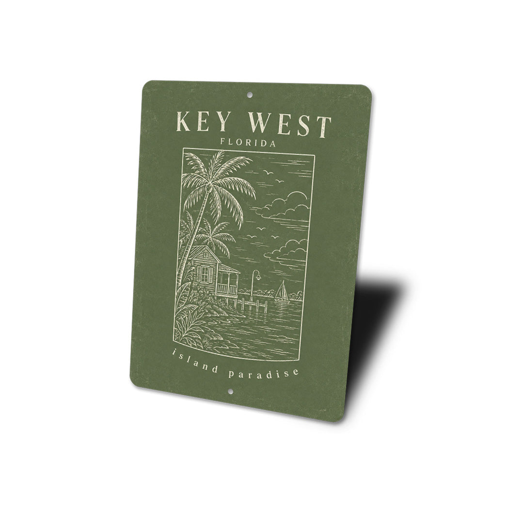 Key West Island Paradise Sign