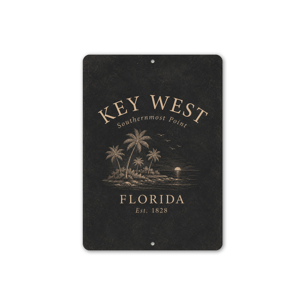 Key West Southernmost Point Vintage Sign