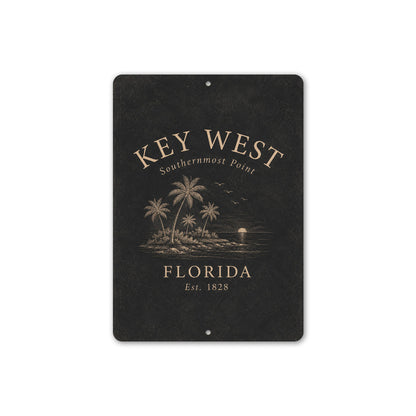 Key West Southernmost Point Vintage Sign