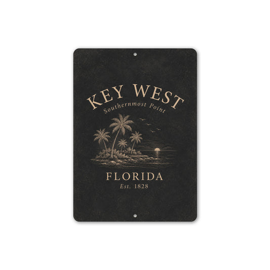 Key West Southernmost Point Vintage Sign