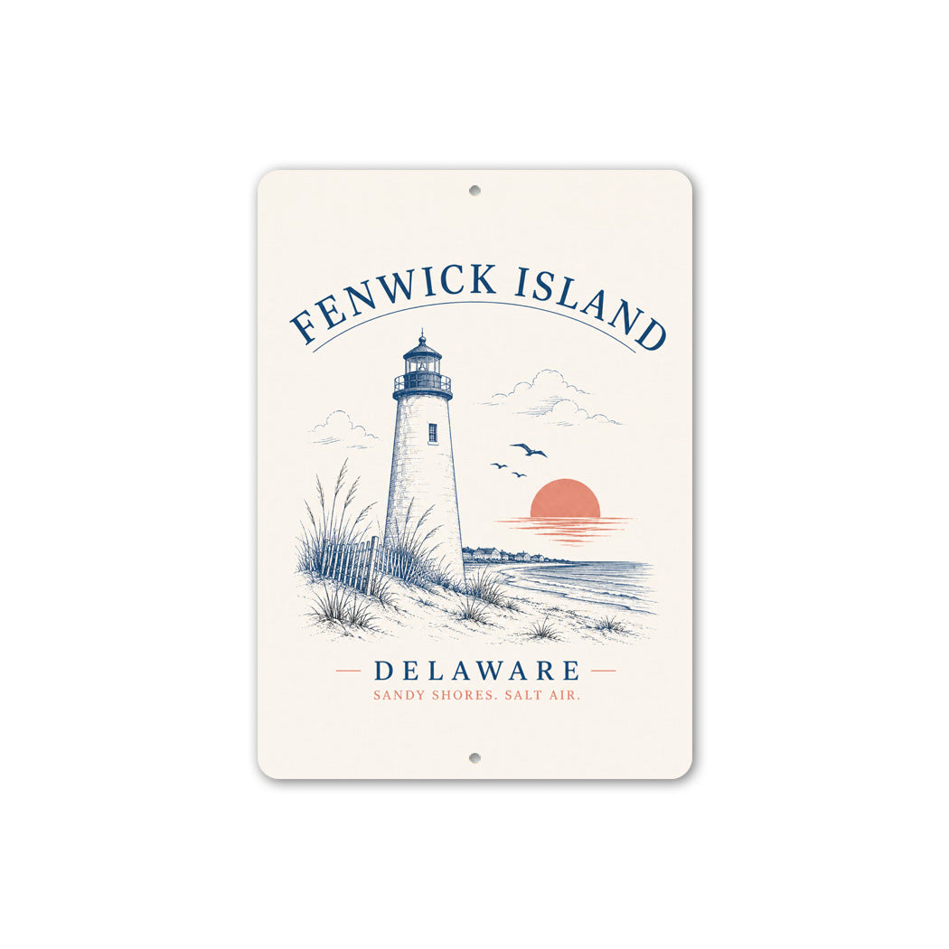 Fenwick Lighthouse Sign