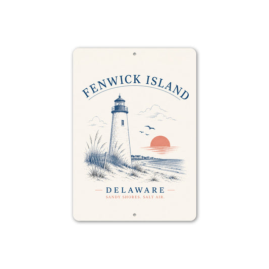 Fenwick Lighthouse Sign