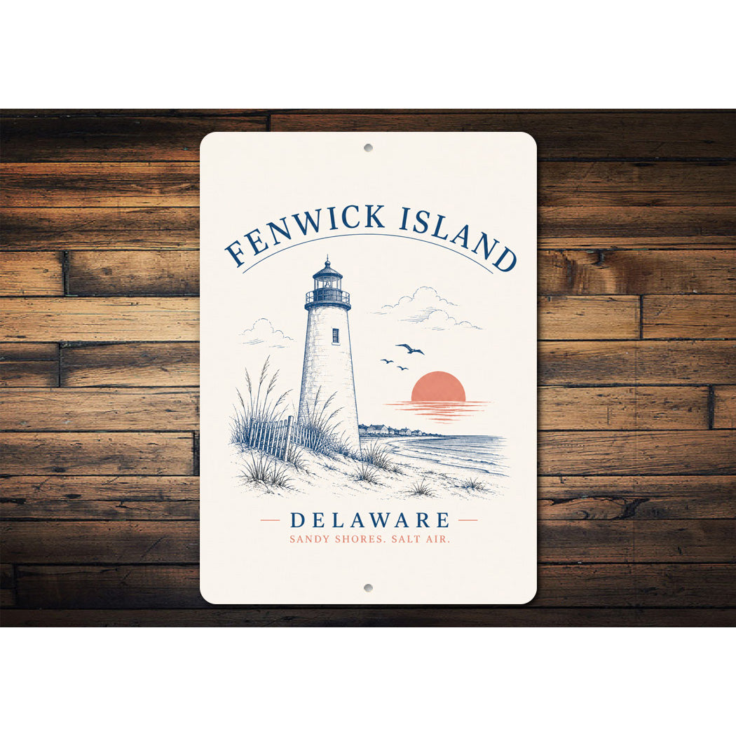 Fenwick Lighthouse Sign