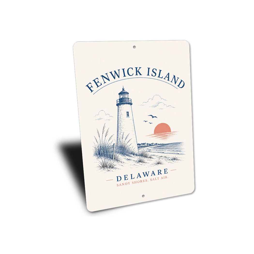 Fenwick Lighthouse Sign