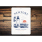Rhode Island Sail Stay Relax Sign