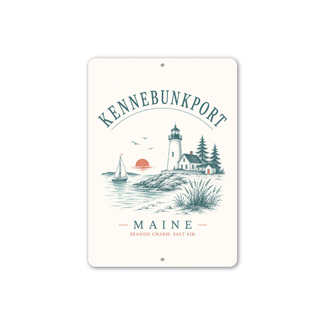 Kennebunkport Seaside Charm Sign