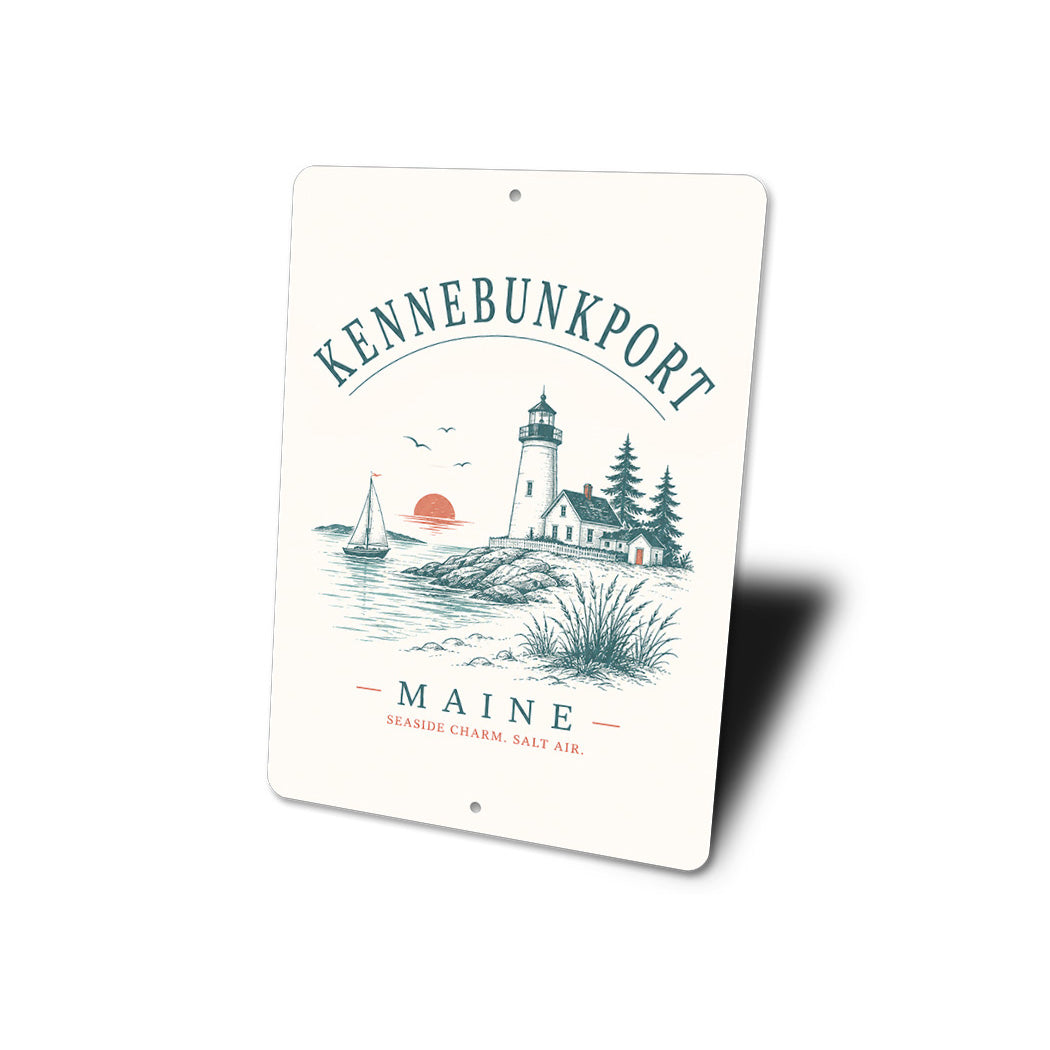 Kennebunkport Seaside Charm Sign