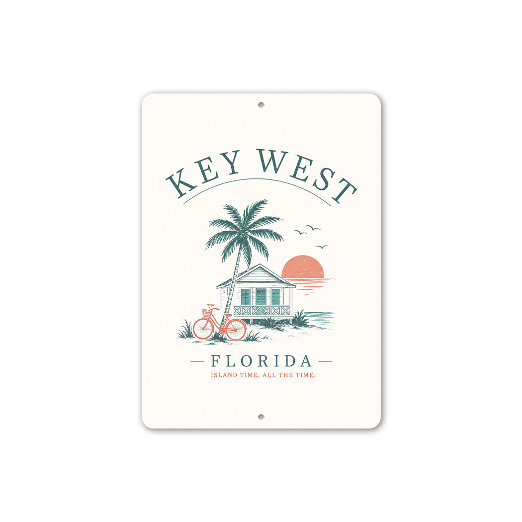 Key West Island Time, All the Time Sign