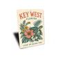 Key West Turtle Hibiscus Sign