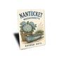 Nantucket Hydrangeas Harbor Days Sign