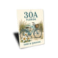 30A Florida Bicycle Sign