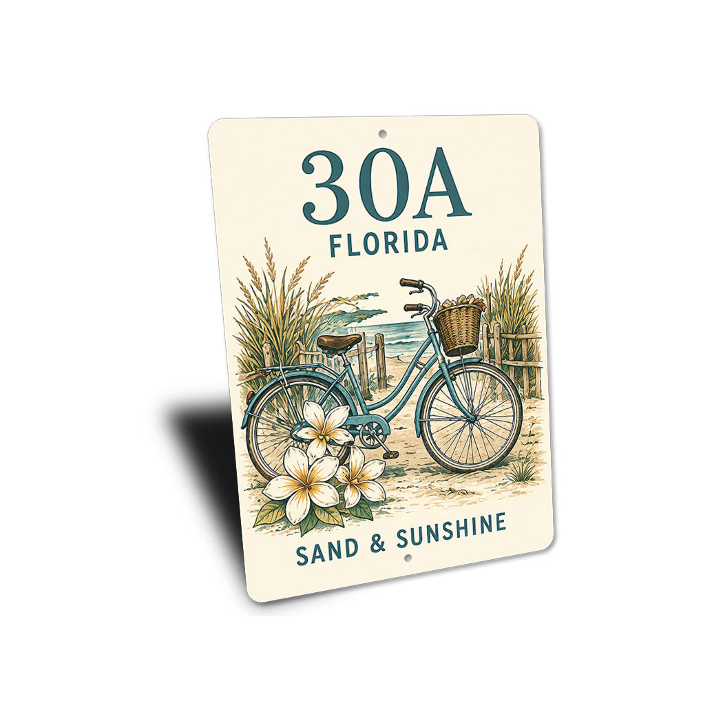 30A Florida Bicycle Sign