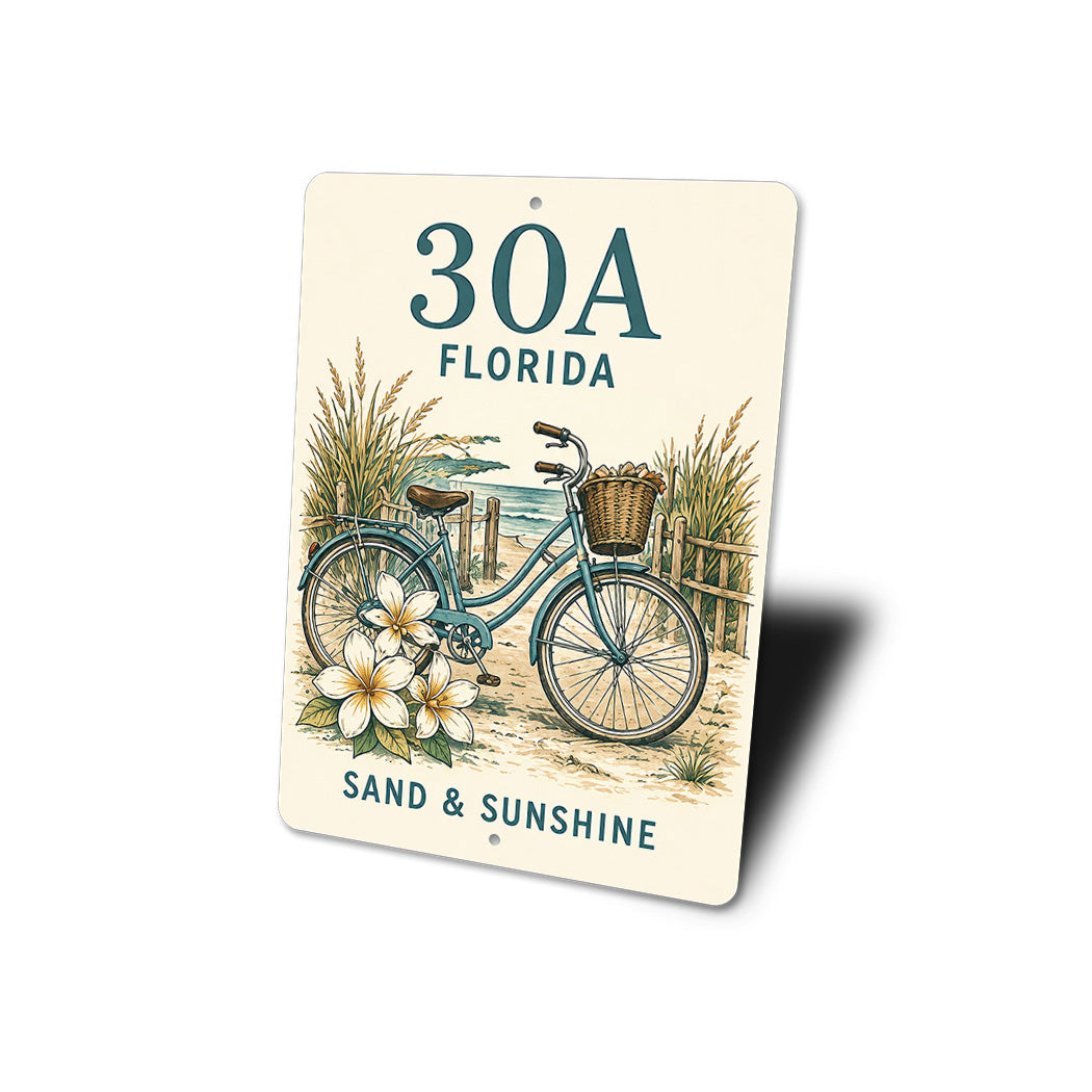30A Florida Bicycle Sign