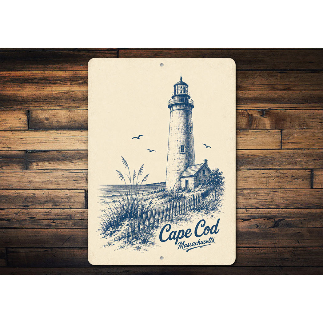 Cape Cod Lighthouse Sign