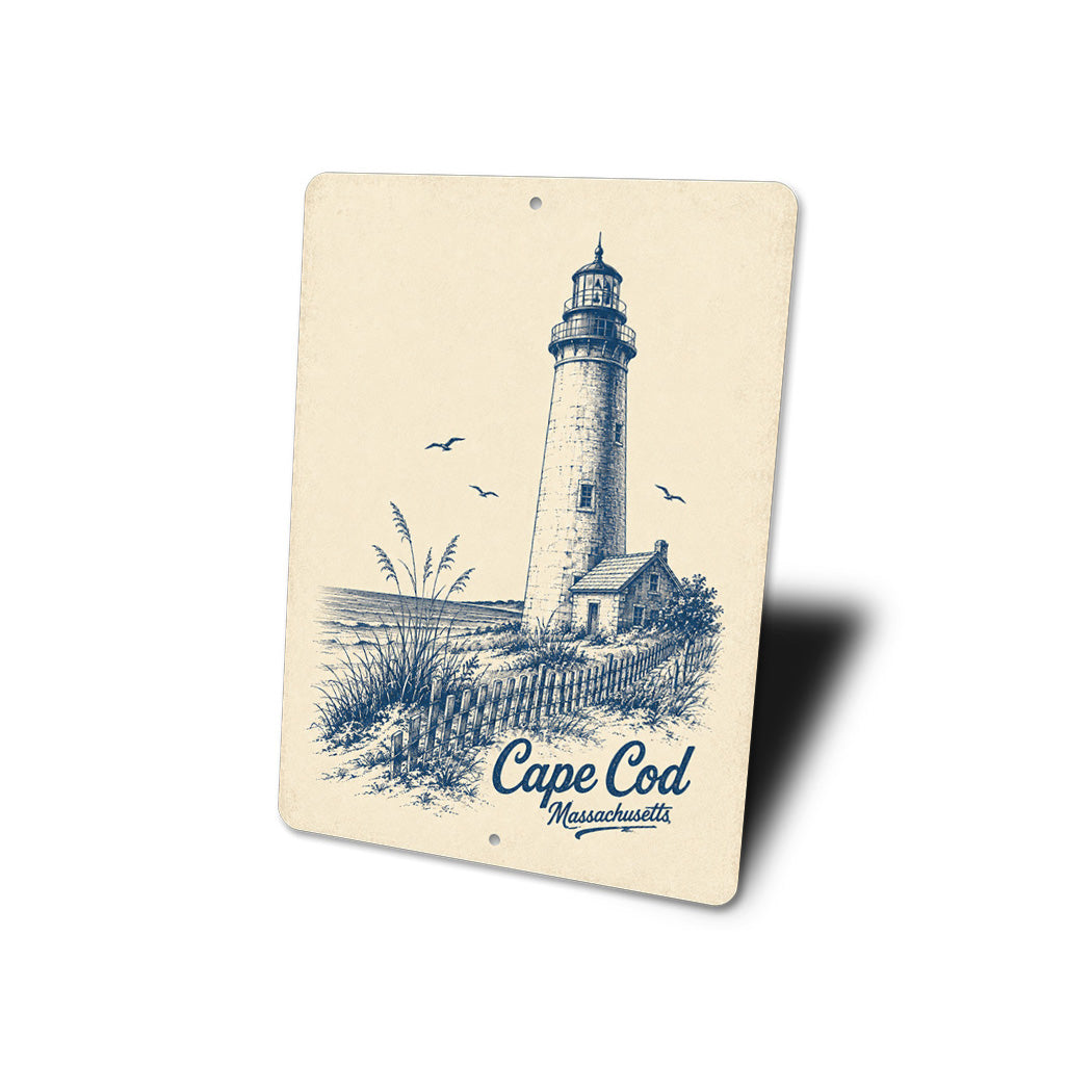 Cape Cod Lighthouse Sign