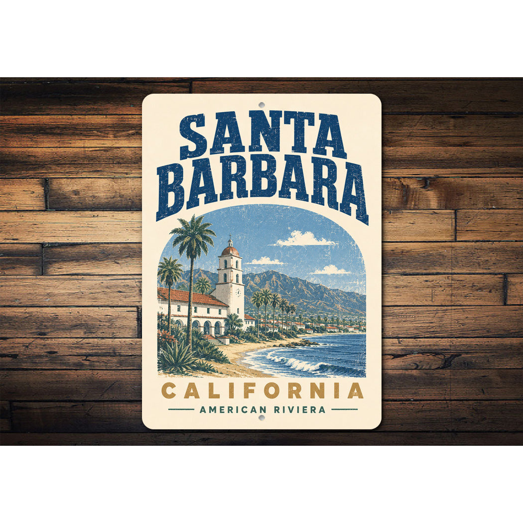 American Riviera Santa Barbara Sign
