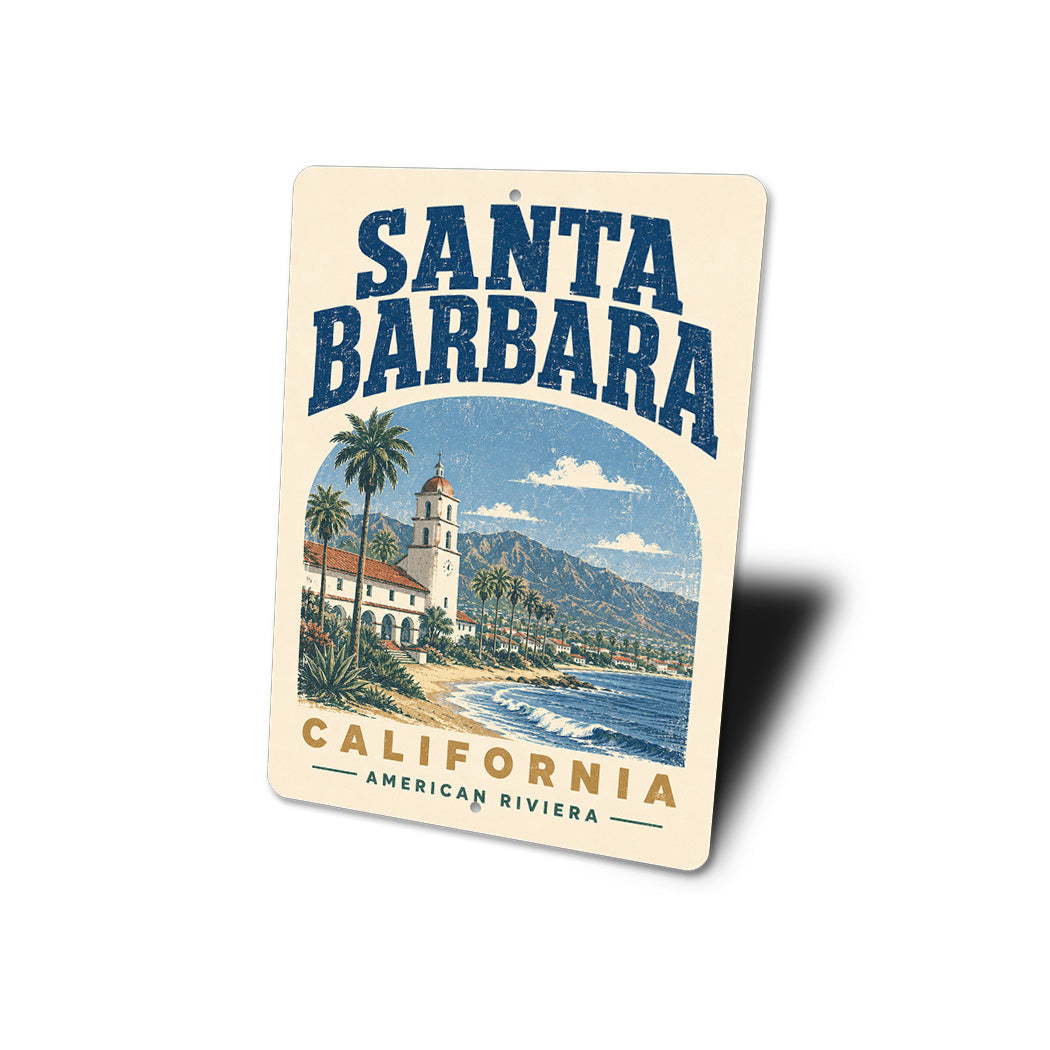 American Riviera Santa Barbara Sign